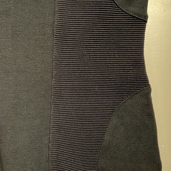 7 For All Mankind Black Bodycon Dress Size Medium - Picture 2 of 10